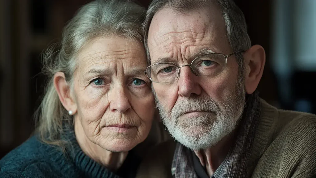 Elderly couple in Denver highlighting the importance of mesothelioma settlements for justice.