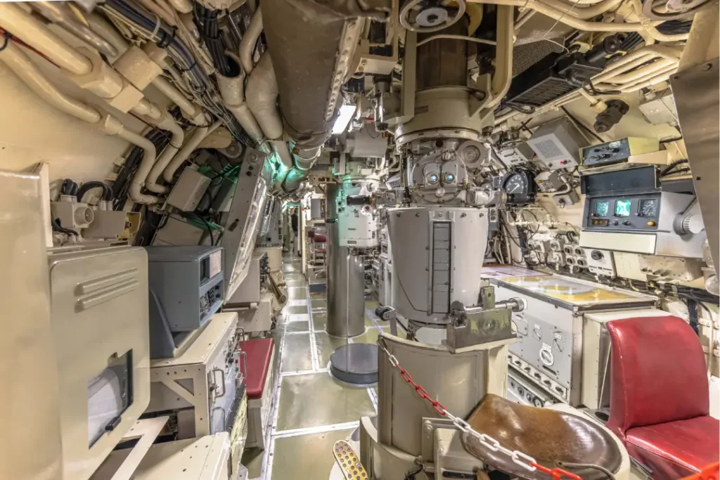 interior of a submarine