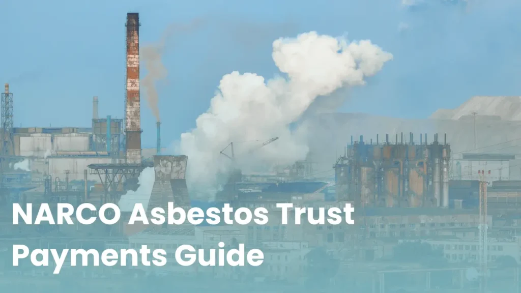 Old steel mill representing NARCO Asbestos industrial history.