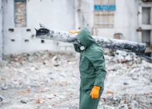 Asbestos insulation materials manufactured by Shook & Fletcher in industrial settings