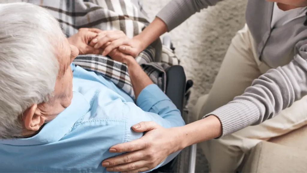 helping a loved one rest comfortably at home